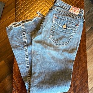 EUC True Religion 503 Joey Flare Jeans. Size 32